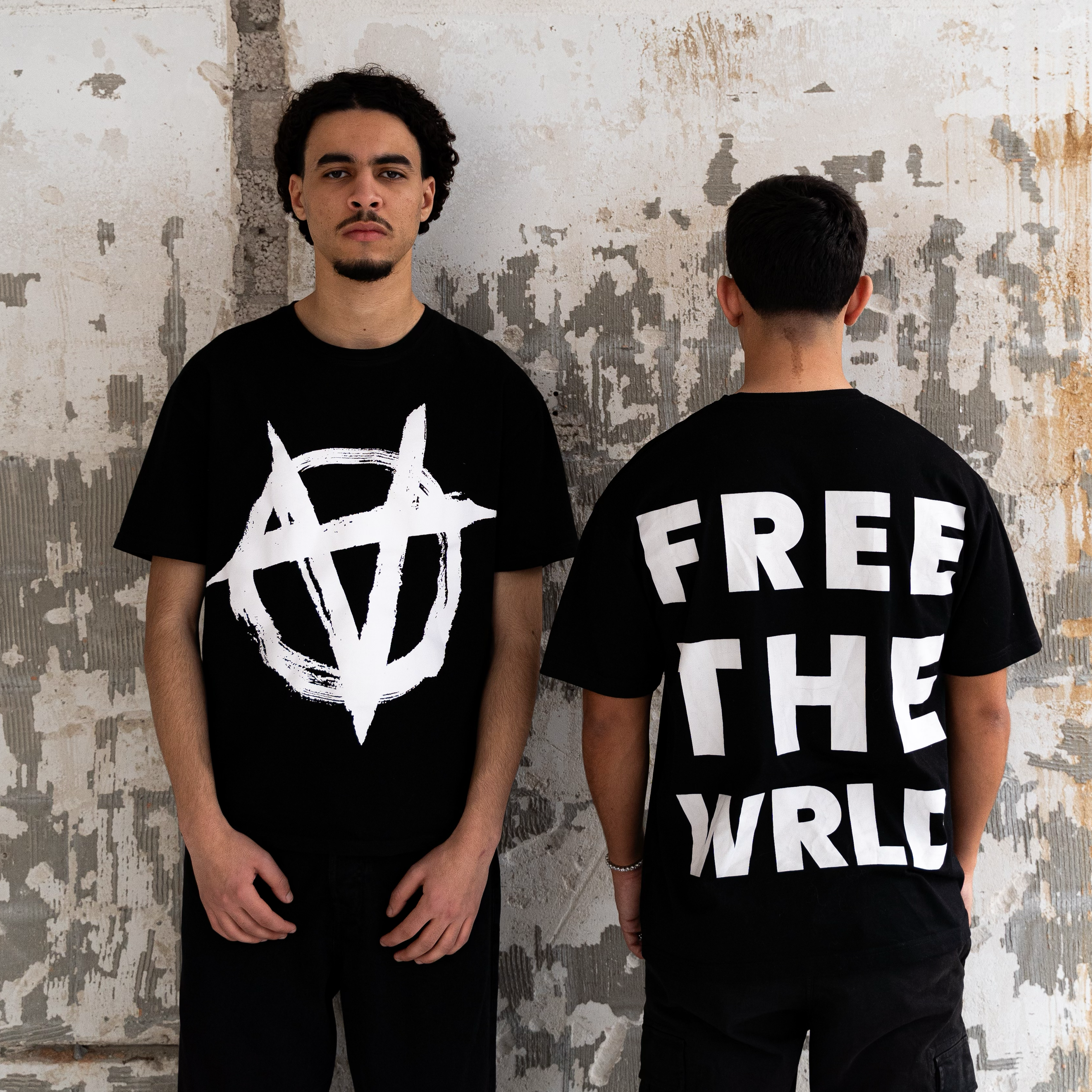 Anarchy FTW Schwarzes T-Shirt